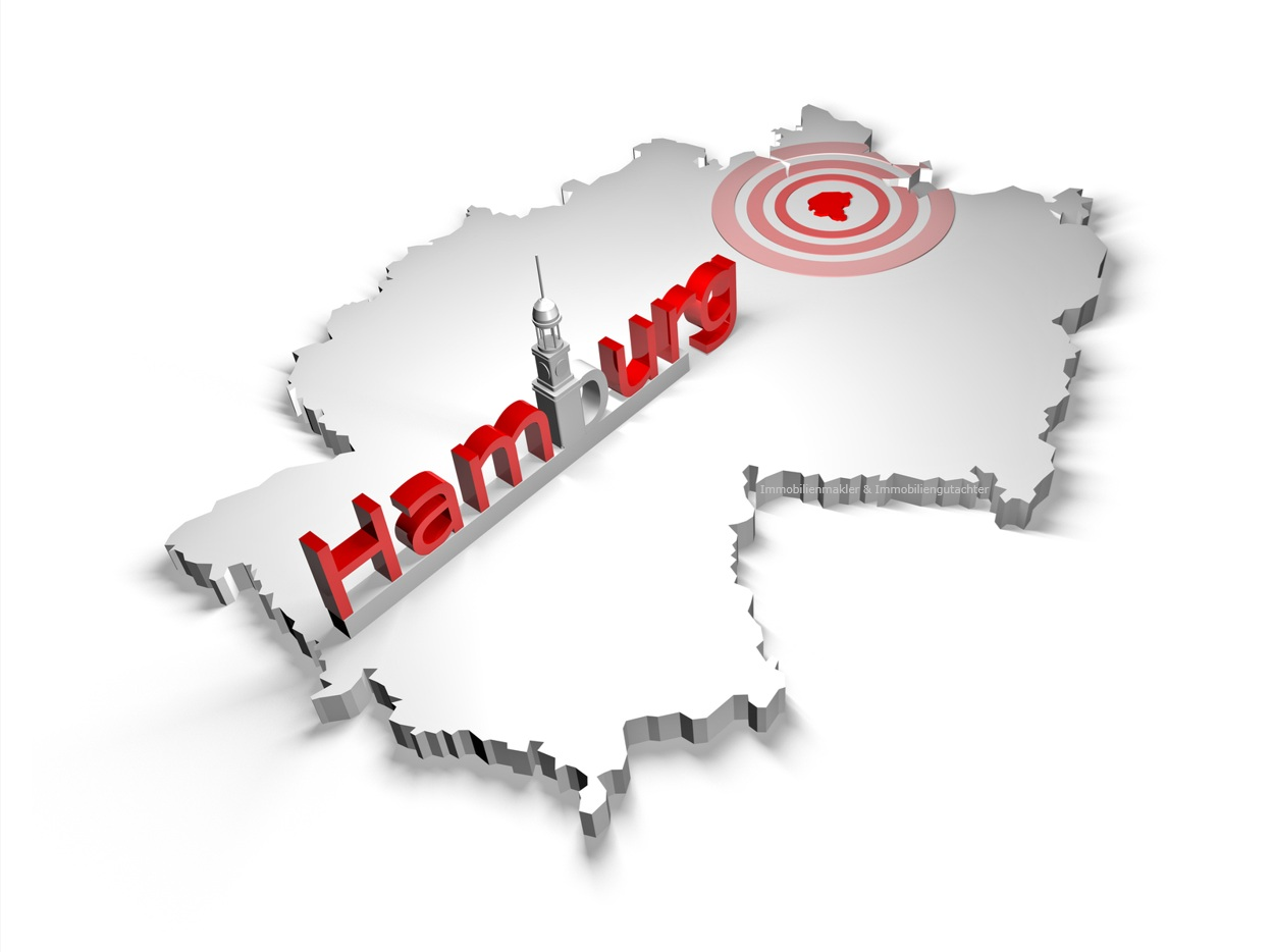 Stadt Hamburg Karte