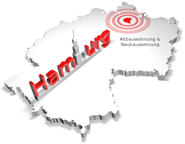 Altbau und Neubau Hamburg