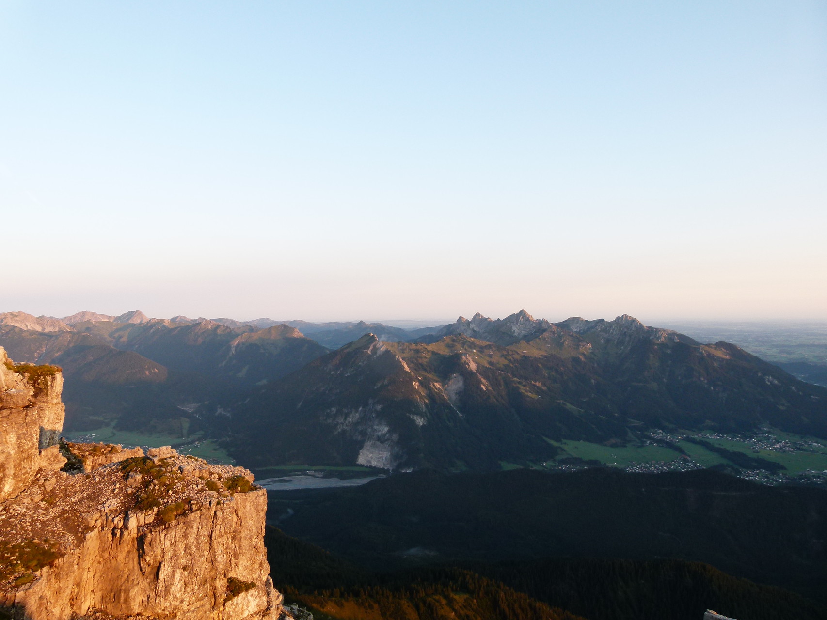 Blick Richtung Hahnenkamm