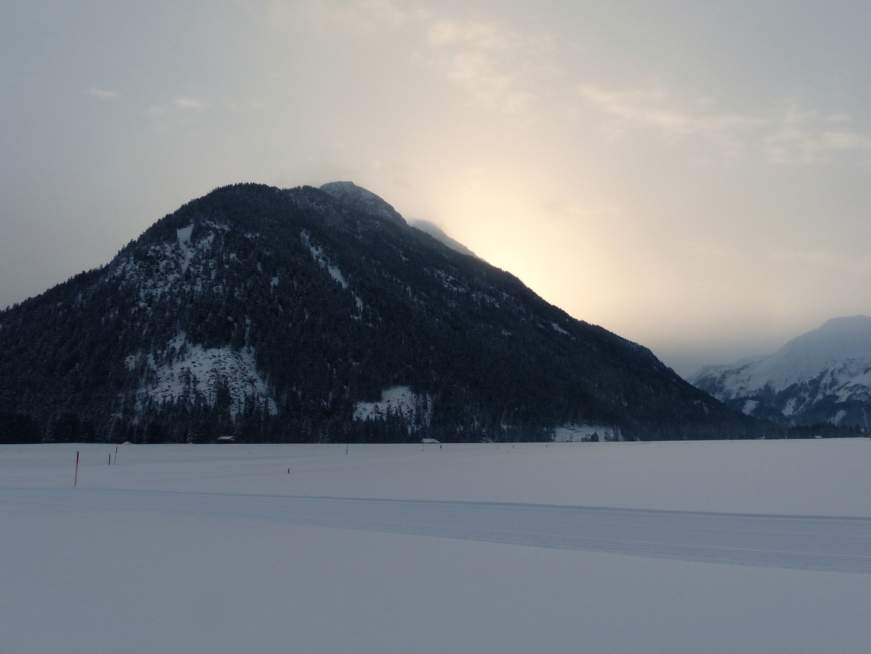 Blick auf den Kohlberg von der Sunnawirt-Terasse