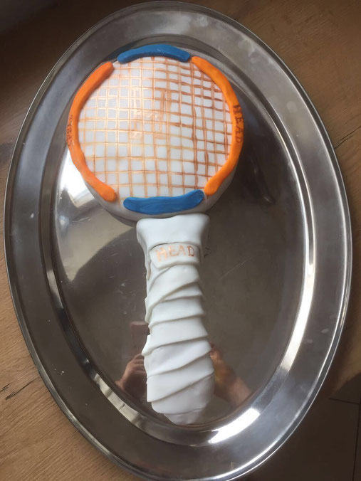 Tennis-Kuchen für die Kinder