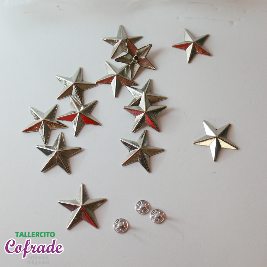 Broches estrella Tallercito Cofrade Tienda de artículos religiosos