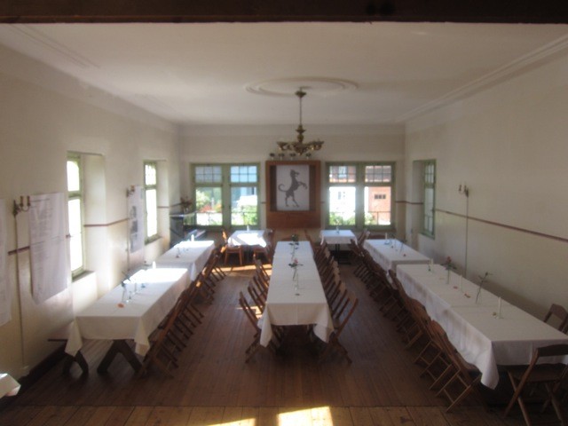 Saal im ersten Obergeschoss