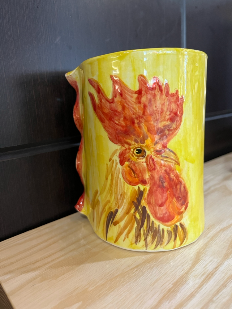 Vaso para pinceles “Gallo al Sol”