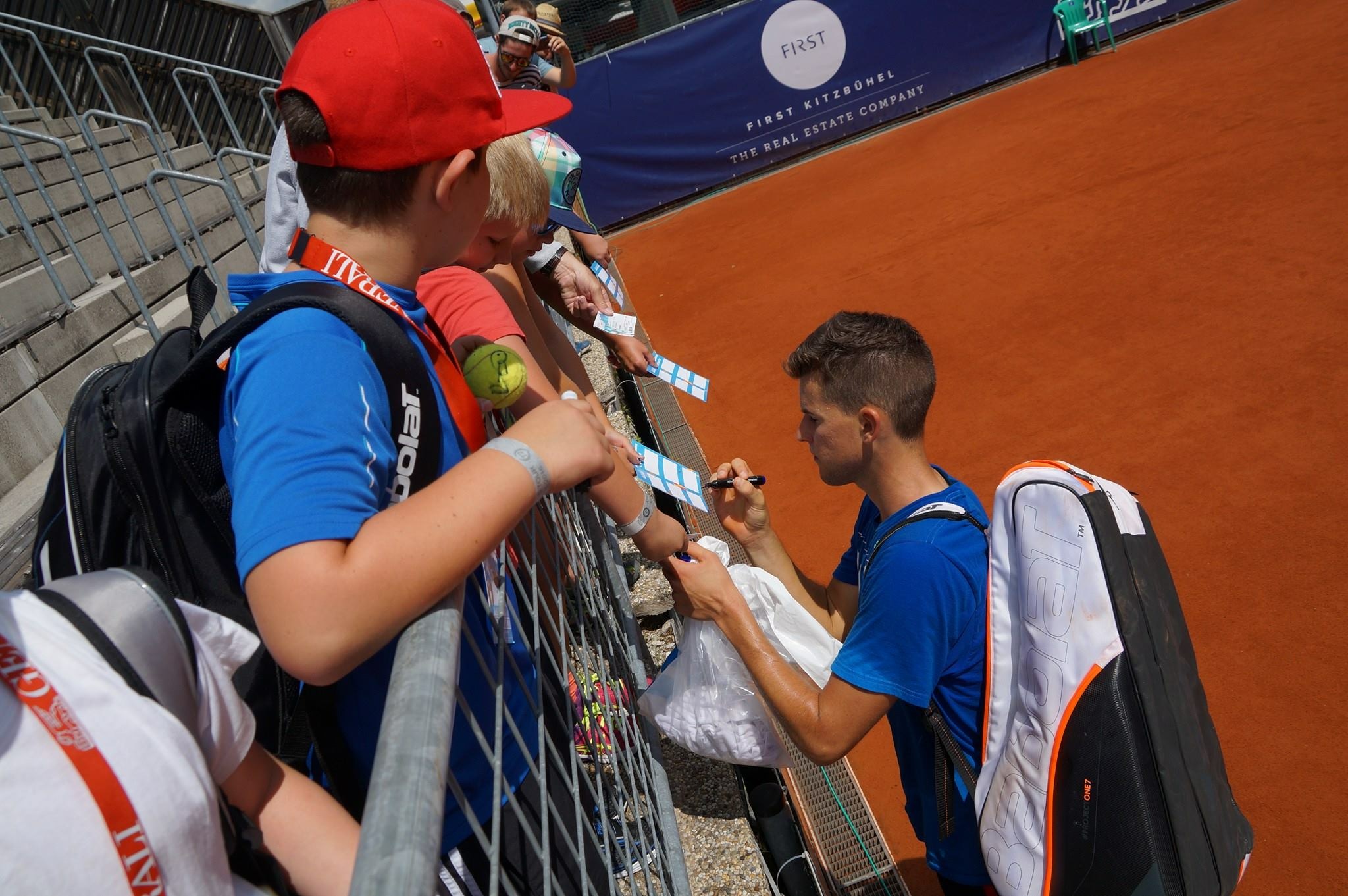 Unsere Kids in Kitz mit Dominik Thiem