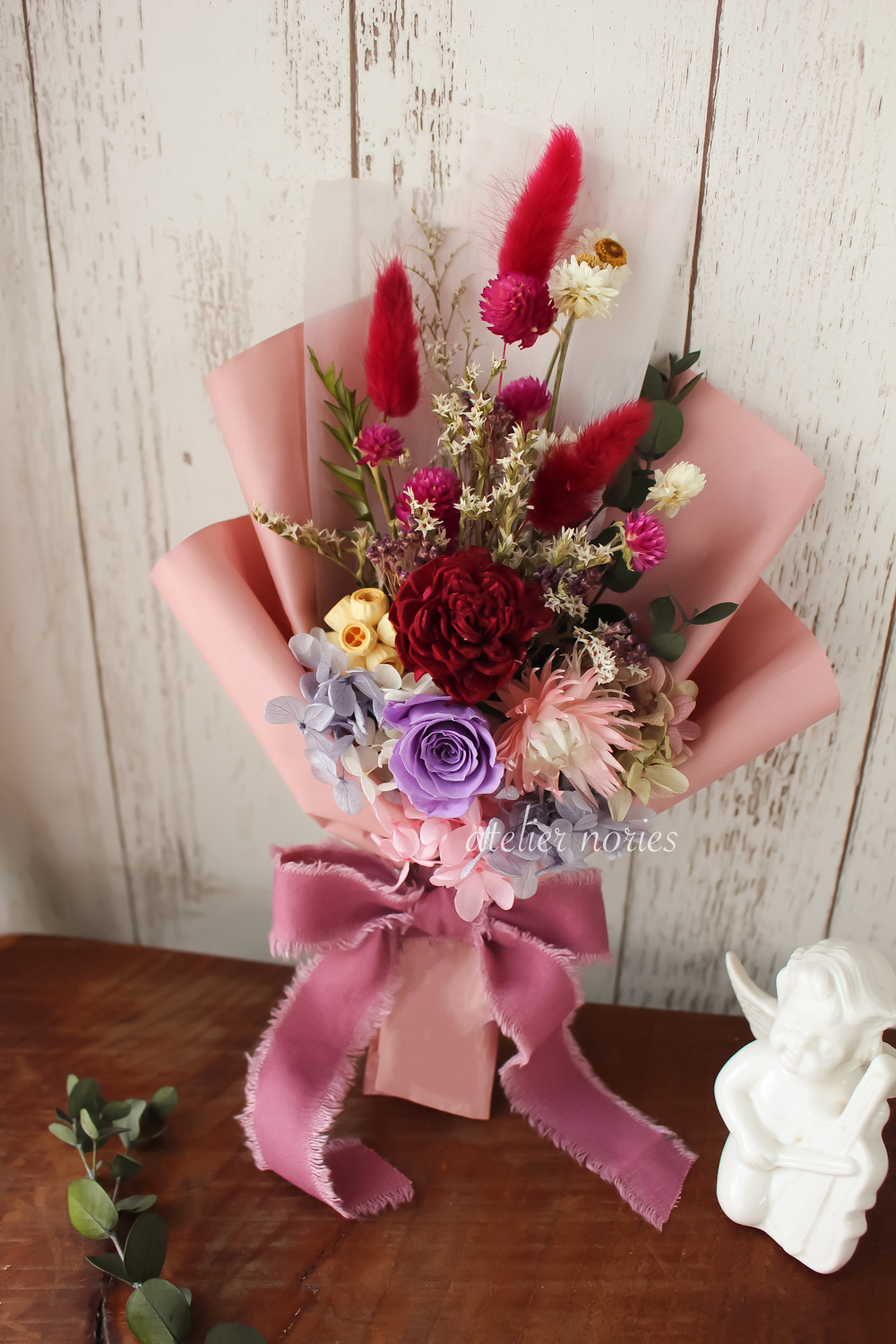 Helene エレーヌ（L)　ドライフラワーの花束