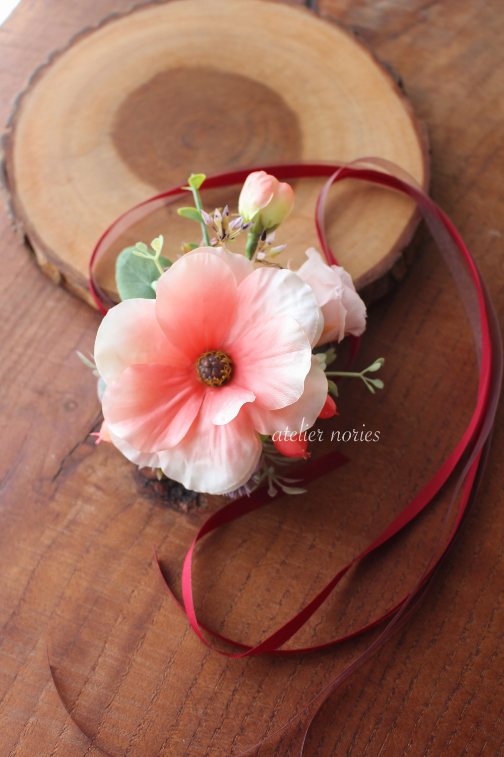 marielle wrist corsage   マリエル　 お揃いのリストコサージュ