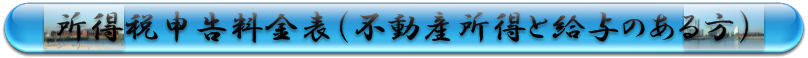 所得税申告料金表（不動産所得と給与のある方）