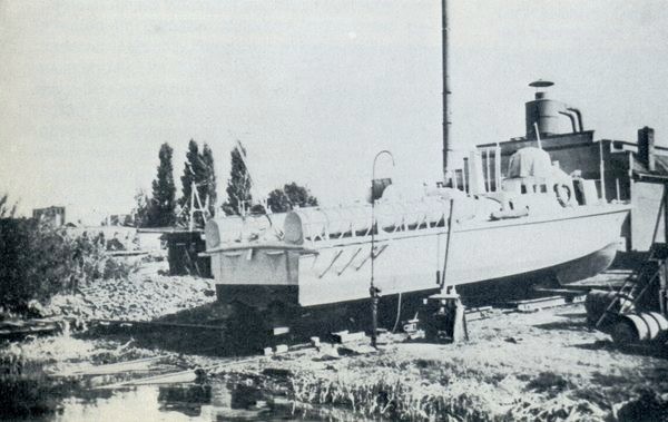Klein-Schnellboot Typ „KS“ mit zwei Hecktorpedorohren – Bild aus Fock „Schnellboote Bd. 2“