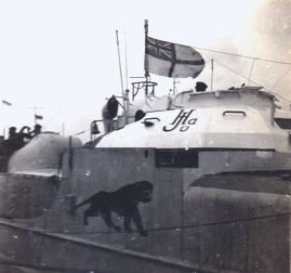 „S 205“ unter dem White Ensign - Foto: Archiv Rederick Timms