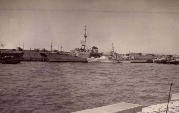"S 209" bei Kriegsende in Brunsbüttel - Bild: Archiv Freundeskreis Schnellboote und Korvetten