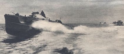 S-Boote mit Kurs Konvoi-Routen - Foto: PK-Aufnahme