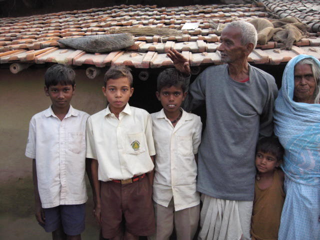 Our student's house in a village.