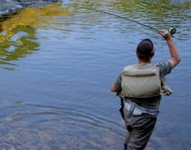 fishing in the Ardeche