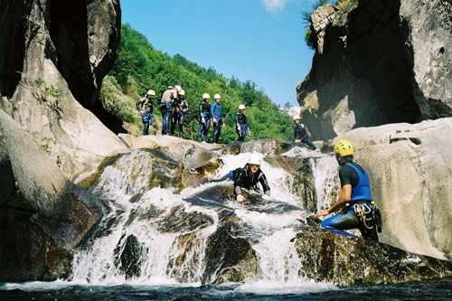 canyoning en eau fraîche