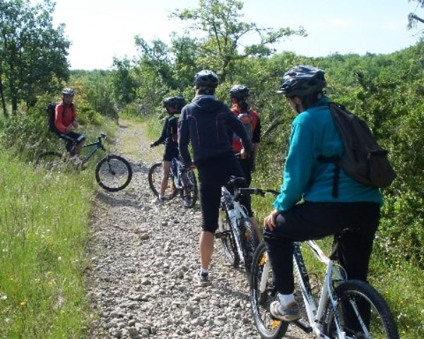 cycling in the garrigue