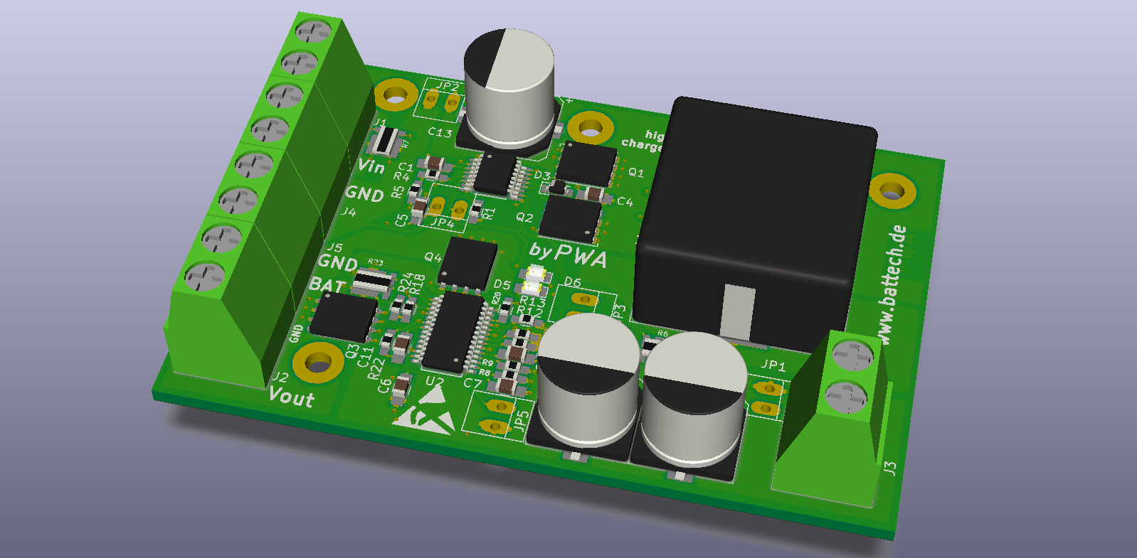 LTO charger layout Akkutests und mehr