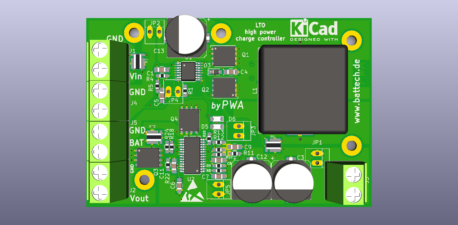 LTO charger layout Akkutests und mehr