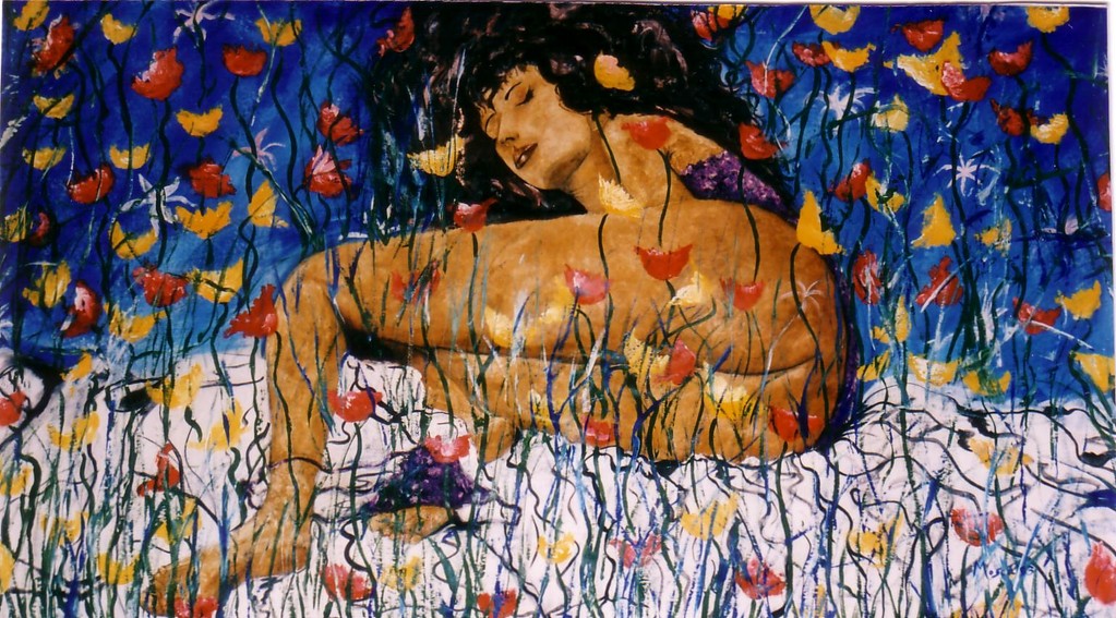 Il Sogno, 1993, olio su tela, 131x243