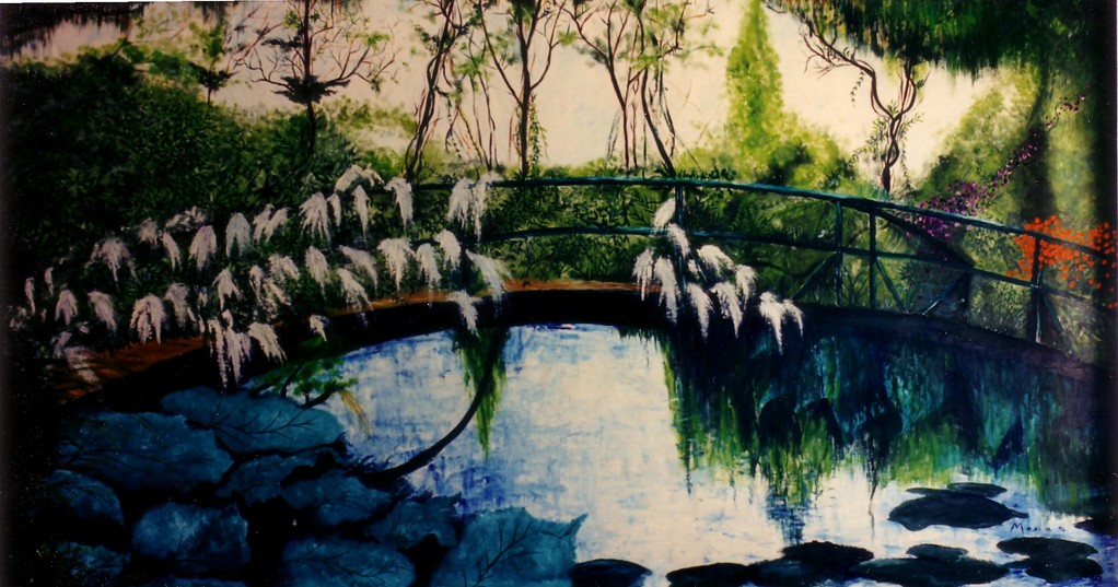Il Ponte, 1994, olio su tela, 130x250