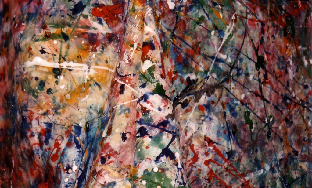 PAESAGGI DELL'IO E DELL'ES, 2006, olio su tela, 132x241