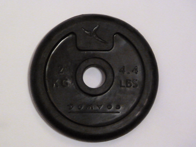 2kg gummiertes Gewicht - auch im Winter gut anzufassen