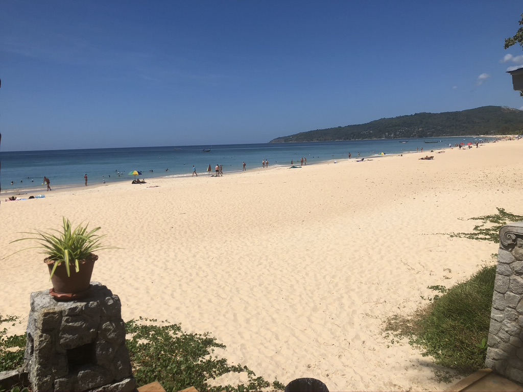 Blick auf den Strand