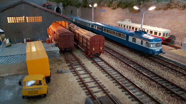 Plan Du Reseau Train Miniature La Gare De Derneville En Ho 1 87