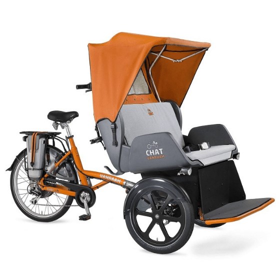 Fahrrad-Rikscha "Chat", u.a. in Stegen, Oberried, Kirchzarten, Gundelfingen, Bonndorf, Freiburg, Bötzingen, Eichstetten, Merdingen, Müllheim, Lörrach  unterwegs...