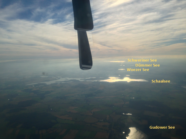 Beginn der Mecklenburger Seenplatte, vom Schaalsee bis zum Schweerinr See
