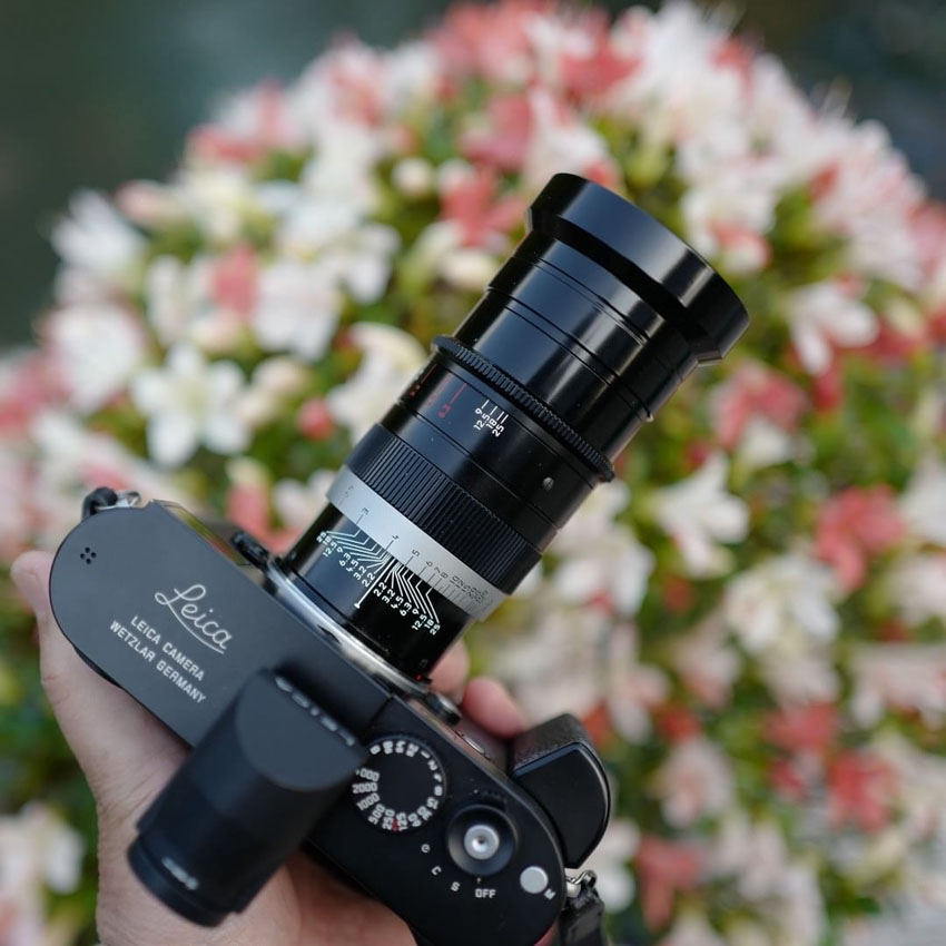 ライカタンバールM F2.2/90mm  センタースポットフィルター有無の画像比較  Leica Thambar M F2.2/90mm  Center spot filter on or off Check Out
