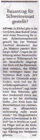 Stormarner Tageblatt 12.04.2011