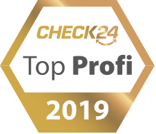 Check24 TopProfi Auszeichnung 2019 Healthengineers - Personal Training 