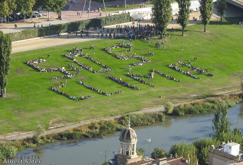 Un miler de persones demanen 'ajuda' a Lleida per fer front al canvi climàtic