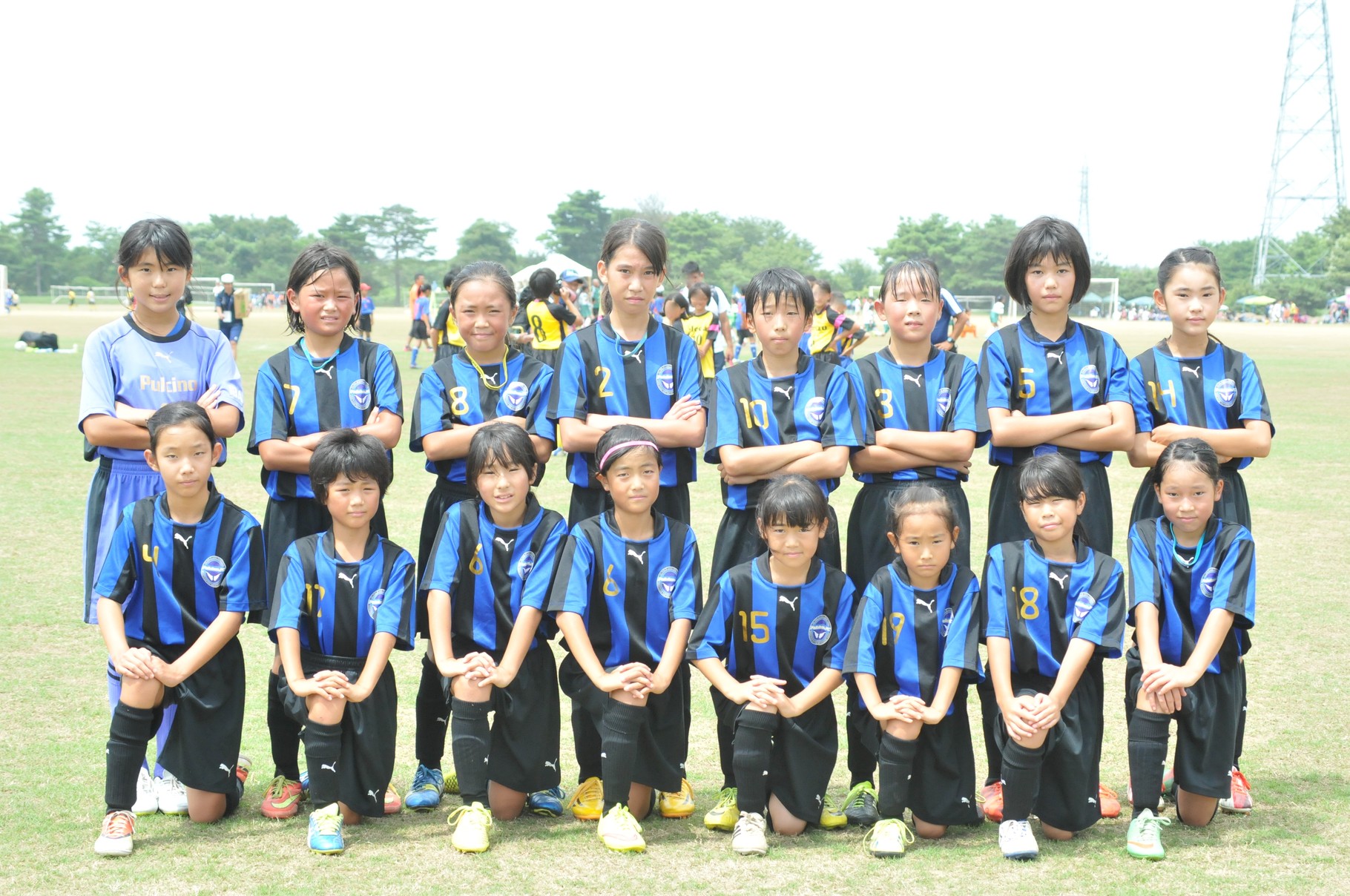 2015年8月第13回8都県少女サッカーフェスティバルDグループ　６位