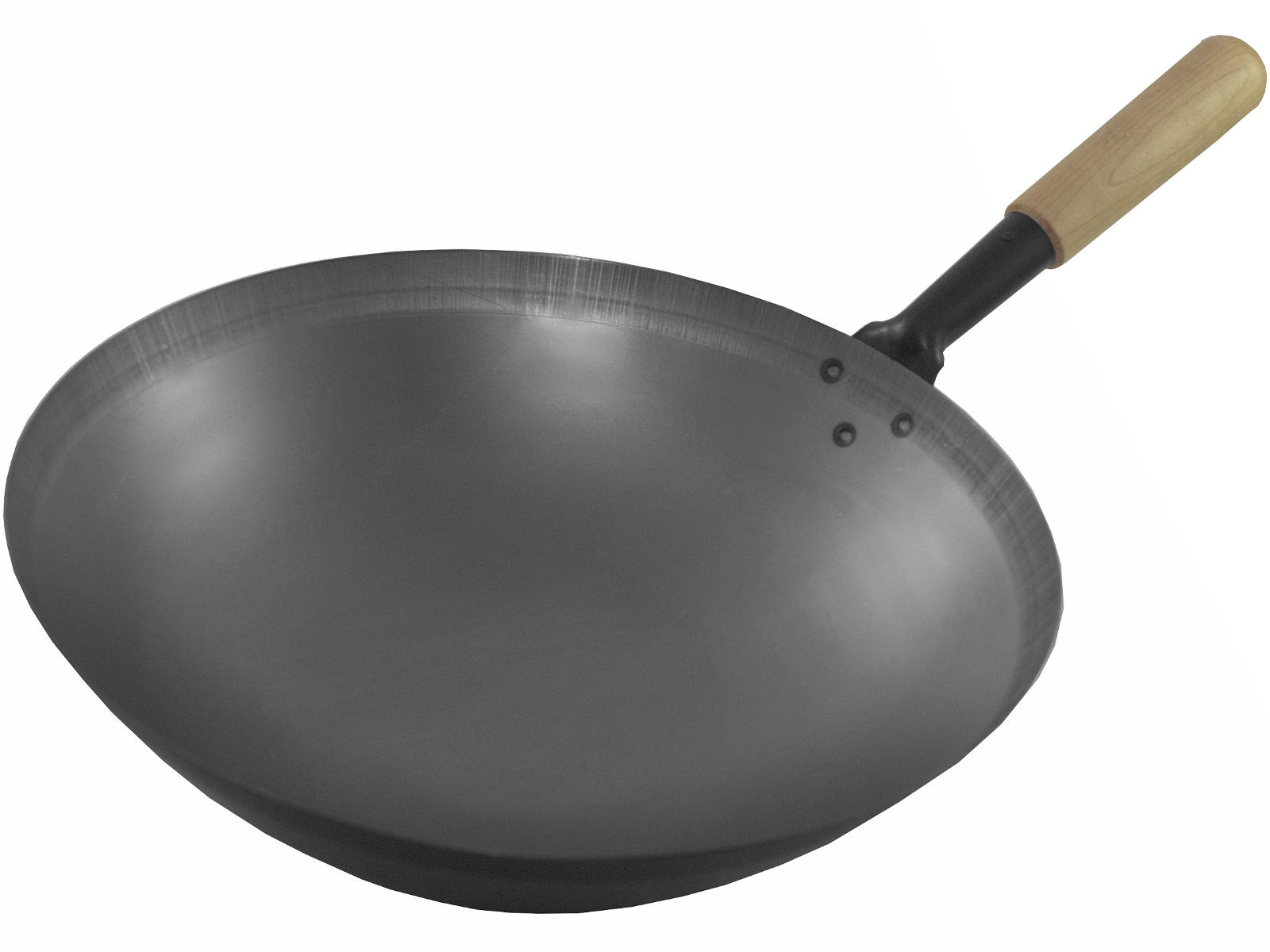 Hochwertiger Wok mit Holzgriff "Made in Germany" Tsien Yen Import Export