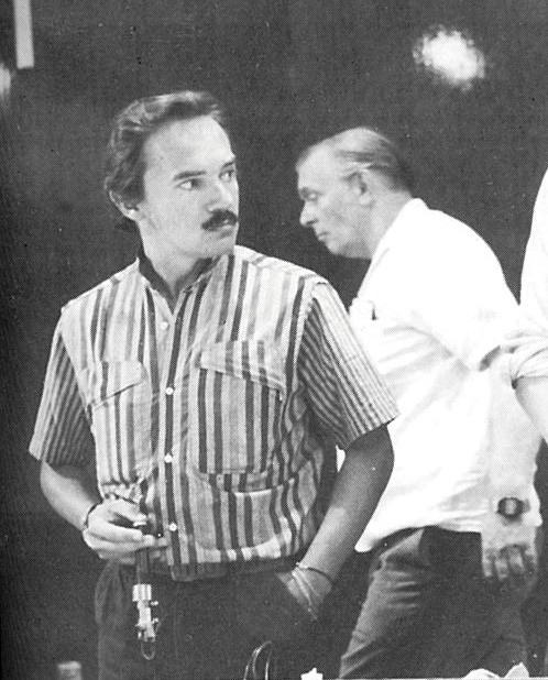 Giovanni Montiglio, co vainqueur de l'épreuve de Nassau à Anvers en 1985. à l'arrière plan Fritz Mattern