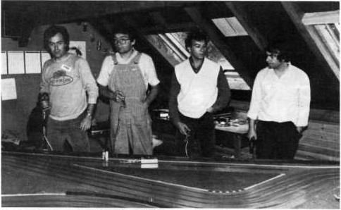 Pierre Straumann - Christophe Lenys - Steve Fraehring - André Vauthier - les 4 premiers en production