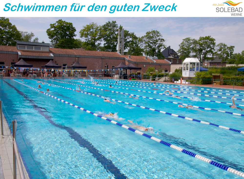Sponsorenschwimmen und Tag des Schwimmabzeichens am 28. Juni im Solebad Werne