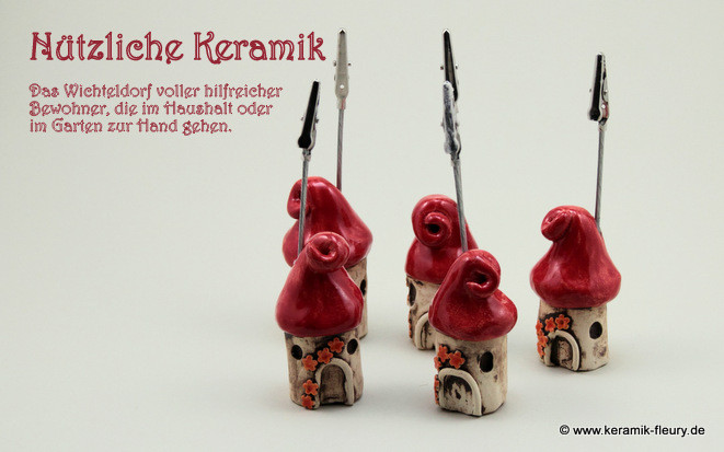 Keramik - Notizzettelhalter