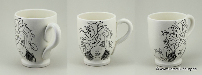 Keramik Tasse für Dawanda Farbaktion
