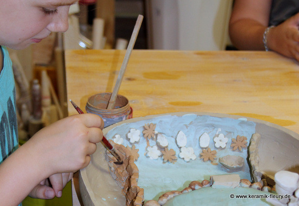 Töpferkurs für Kinder, Sommerferien 2013