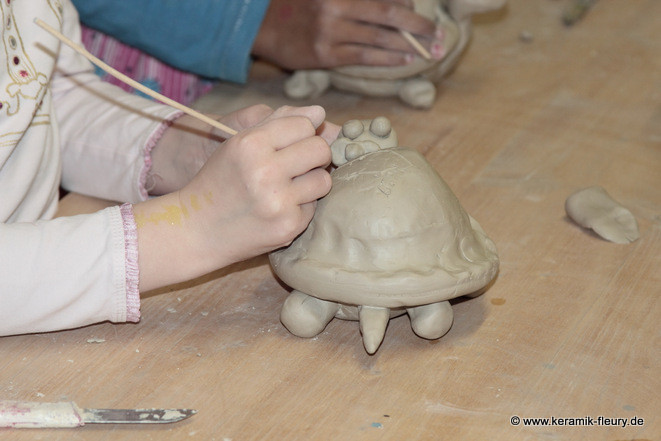 Kindergeburtstag in der Töpferei