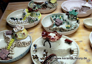 Kindertöpferkurs - miniaturengarten