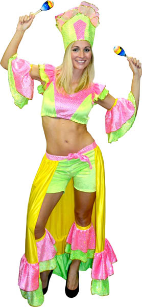 Déguisement, costume femme danseuse Brésilienne, déguisements de danse au féminin à acher
