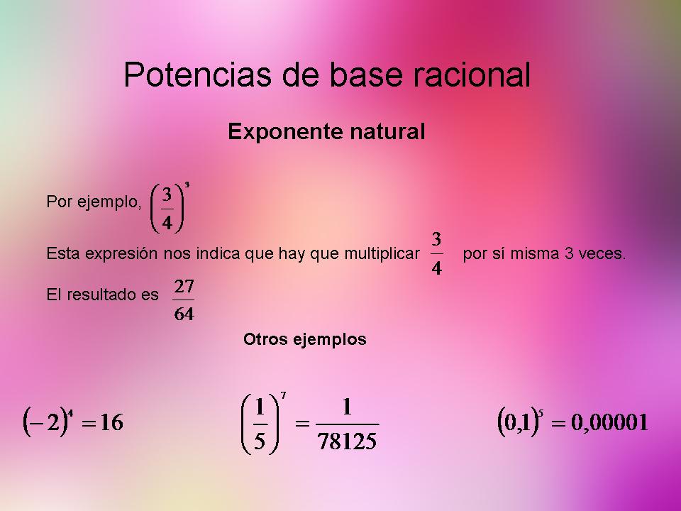 Exponente natural