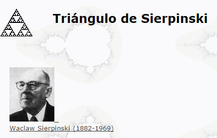 Saber más sobre Sierpinski y su fractal