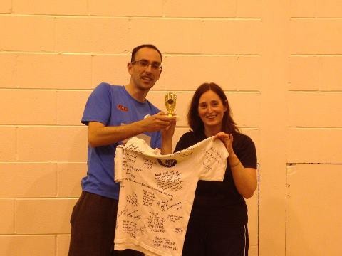 club presentations: Club Colours Gareth & Toni Arnold
