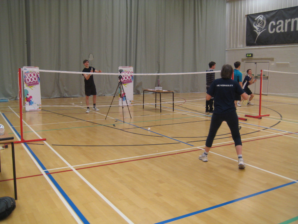 leeds badminton festival - smash speed test
