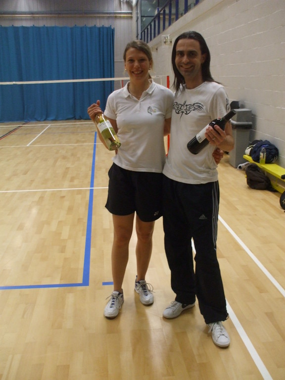 Julia & Ian - club tournament winners 2008